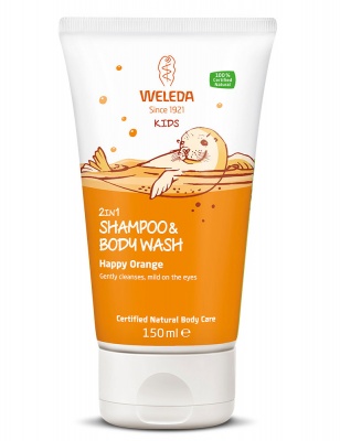 Weleda Happy Orange 2 in 1 Shampoo & Body Wash 150ml